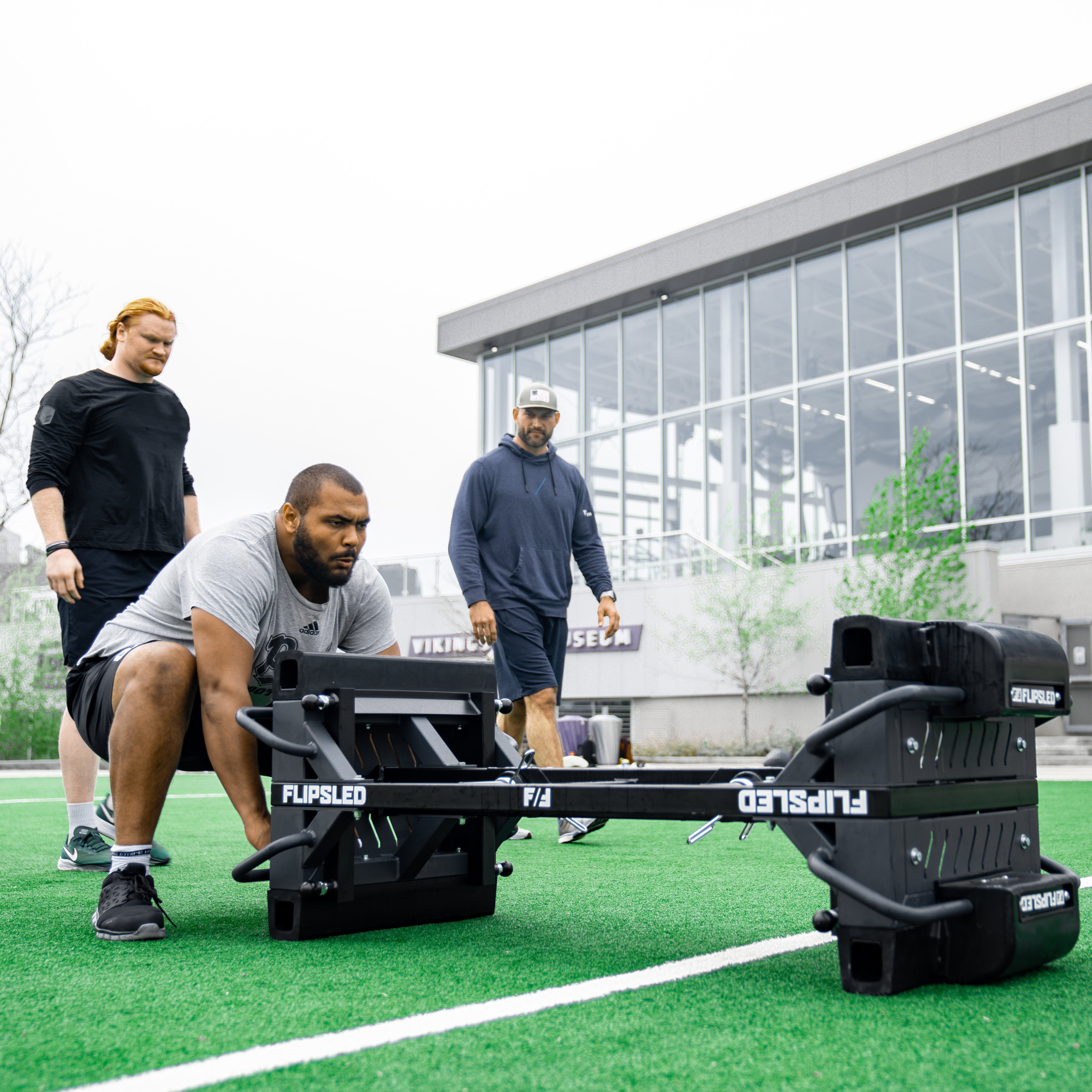 Power Building Football Exercises with the FlipSled