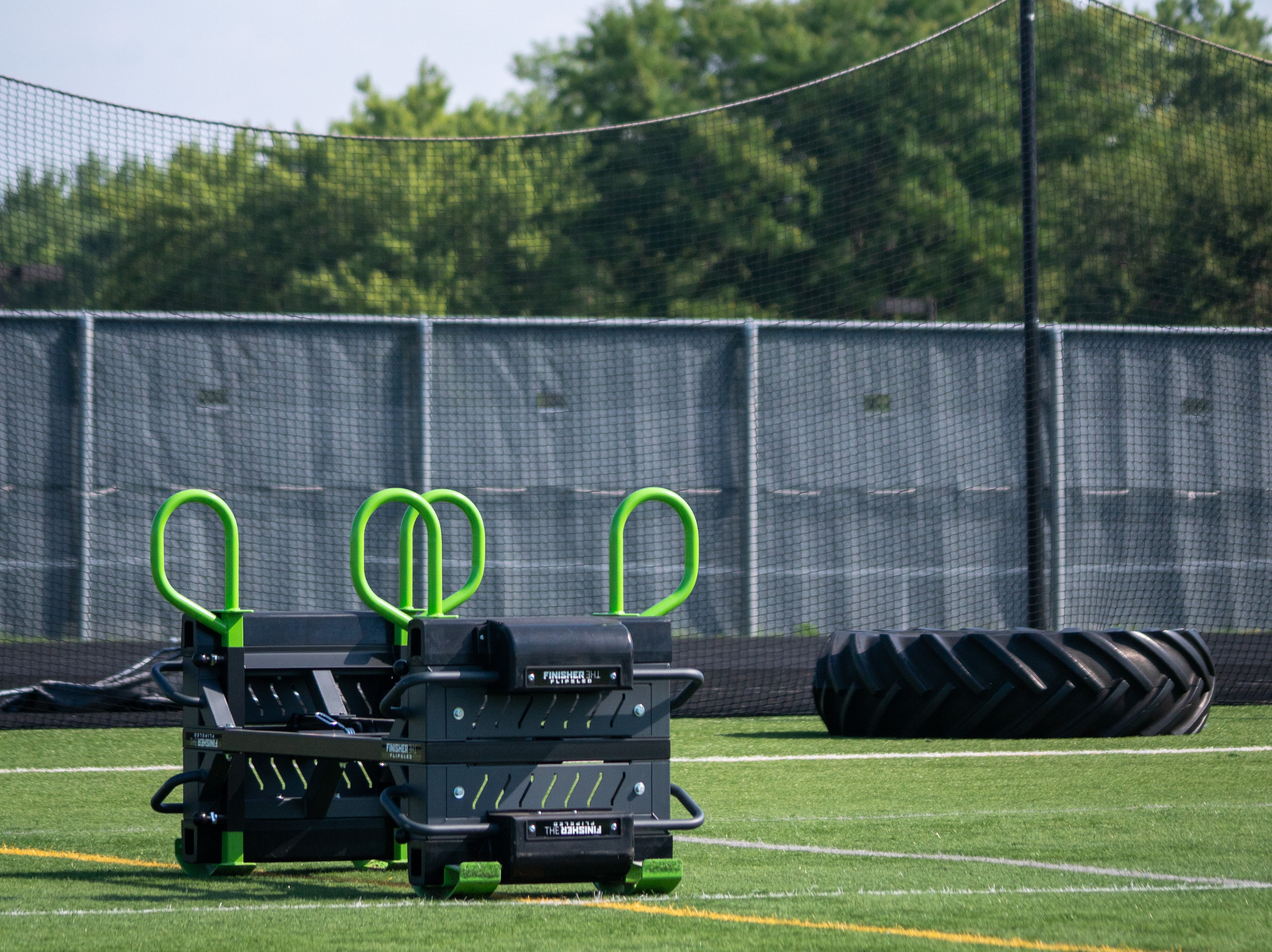 Football Sled and tire 